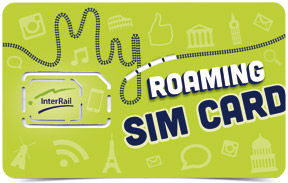 Eurail Interrail international sim card 2012